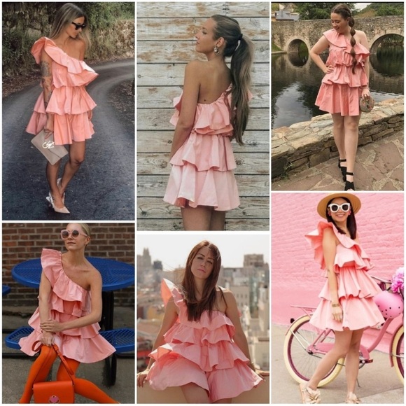 Zara Limited edition ruffled assymetrical dress - Picture 2 of 8